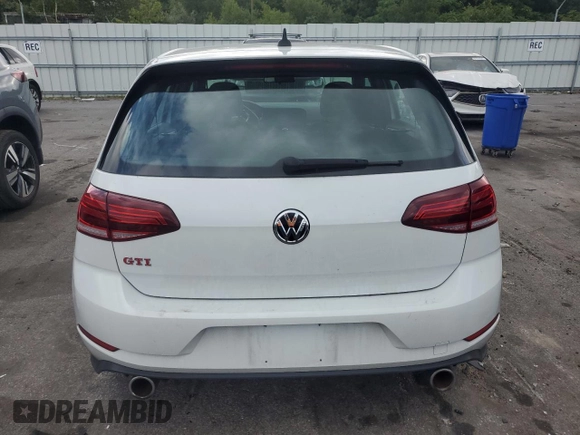 2020 Volkswagen Golf GTI S with VIN 3VW6T7AU9LM003439, listed as a Copart auction lot 69205594 with 52,272 mi miles and Salvage Title. Bid and sale history available at carsss.com. Image 6.