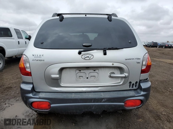 2003 Hyundai Santa Fe GLS with VIN KM8SC13D33U450903, listed as a Copart auction lot 48351575 with 150,319 mi miles and Salvage Title. Bid and sale history available at carsss.com. Image 6.