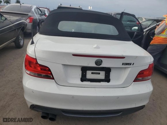 2012 BMW 1 Series 135i with VIN WBAUN7C54CVM26846, listed as a Copart auction lot 76630164 with 0 mi miles and Non Repairable. Bid and sale history available at carsss.com. Image 6.