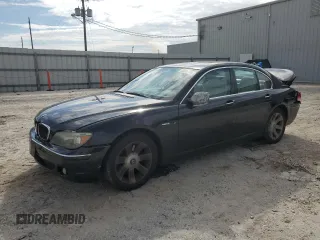 2008 BMW 7 Series 750i with VIN WBAHL83548DT11870, listed as a Copart auction lot 73282444 with Not Provided miles and Salvage Title. Bid and sale history available at carsss.com. Image 1.