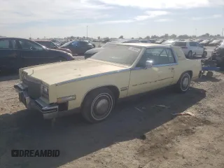 1982 Cadillac Eldorado z VIN 1G6AL578XCE608090, wystawiony jako Copart lot #73839654 z przebiegiem 22 185 mil mil oraz Tytuł czysty. Historia ofert i sprzedaży dostępna na DreamBid. Obrazek 1.