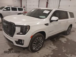 2023 GMC Yukon XL Denali Ultimate with VIN 1GKS2KKL9PR557408, listed as a IAAI auction lot 41275837 with 19,556 mi miles. Bid and sale history available at carsss.com. Image 2.