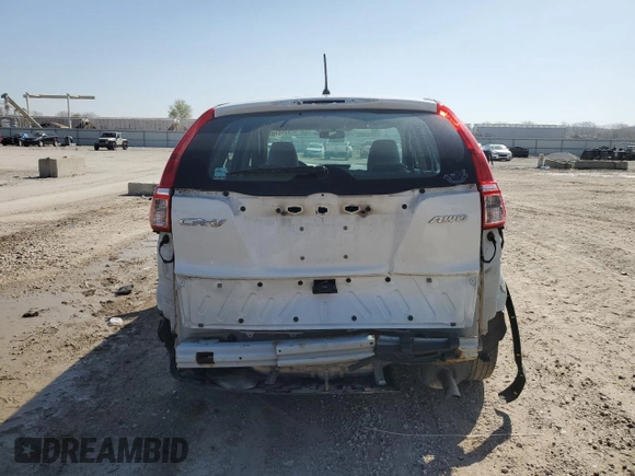 2016 Honda CR-V LX with VIN 5J6RM4H39GL018159, listed as a Copart auction lot 51529515 with 167,105 mi miles and Salvage Title. Bid and sale history available at carsss.com. Image 6.