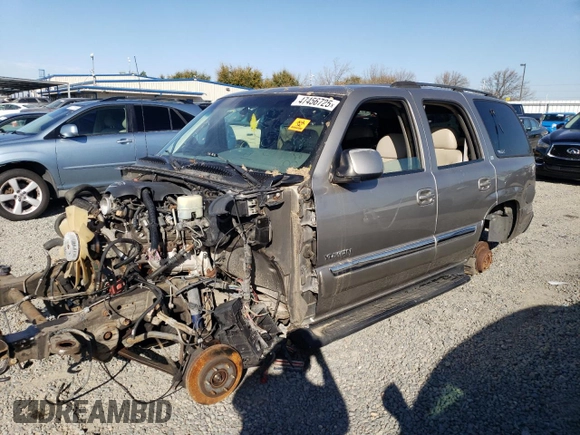 2001 GMC Yukon SLT with VIN 1GKEK13TX1R194792, listed as a Copart auction lot 47456725 with 0 mi miles and Salvage Title. Bid and sale history available at carsss.com. Image 1.