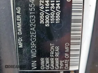 2016 Mercedes-Benz Metris Cargo z VIN WD3PG2EA2G3155420, wystawiony jako Copart lot #59376345 z przebiegiem 212 499 mil mil oraz Czysty tytuł • Clean title. Historia ofert i sprzedaży dostępna na DreamBid. Obrazek 12.
