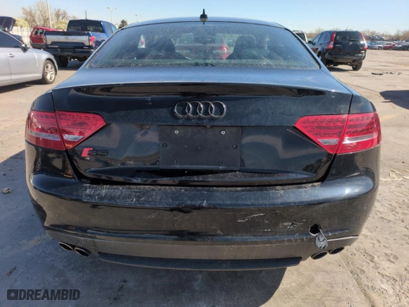 2012 Audi S5 Prestige with VIN WAUVVAFR5CA002163, listed as a Copart auction lot 53378985 with 124,105 mi miles and Salvage Title. Bid and sale history available at carsss.com. Image 7.