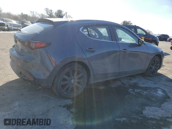 2023 Mazda 3 S Carbon Edition with VIN JM1BPBLM3P1616343, listed as a Copart auction lot 42303815 with 19,557 mi miles and Salvage title. Bid and sale history available at DreamBid. Image 3.