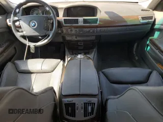 2005 BMW 7 Series 745Li with VIN WBAGN63535DS58696, listed as a Copart auction lot 57582104 with Not Provided miles and Clean Title. Bid and sale history available at DreamBid. Image 8.