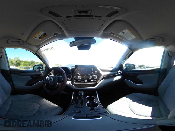 2021 Toyota Highlander L with VIN 5TDZZRAH3MS034975, listed as a IAAI auction lot 39170135 with 86,052 mi miles and . Bid and sale history available at DreamBid. Image 18.