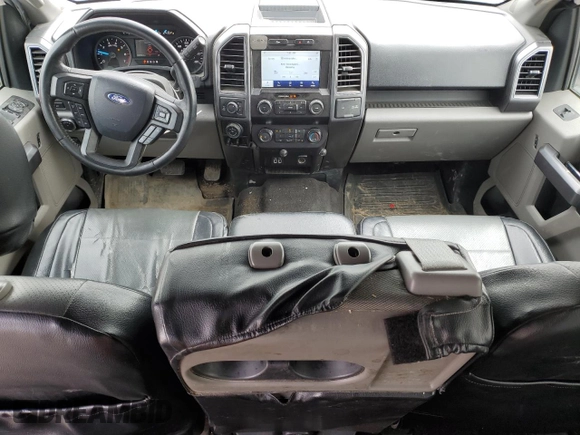 2020 Ford F-150 XL with VIN 1FTFW1E44LKE95435, listed as a Copart auction lot 50141445 with 258,266 mi miles and Salvage Title. Bid and sale history available at carsss.com. Image 8.