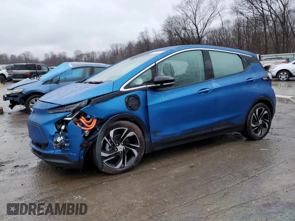 2022 Chevrolet Bolt EV 2LT with VIN 1G1FX6S09N4134598, listed as a Copart auction lot 72681432 with 2,582 mi miles. Bid and sale history available at carsss.com. Image 1.