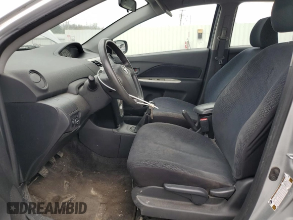 2008 Toyota Yaris with VIN JTDBT923081189704, listed as a Copart auction lot 53833445 with 161,086 mi miles and Salvage Title. Bid and sale history available at carsss.com. Image 7.