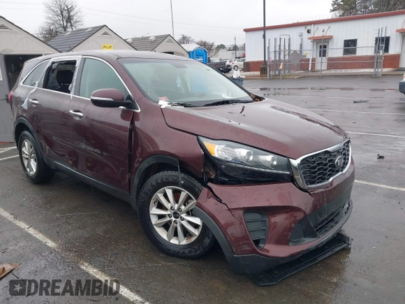 2020 Kia Sorento LX with VIN 5XYPG4A5XLG615276, listed as a IAAI auction lot 38376505 with 111,781 mi miles and . Bid and sale history available at DreamBid. Image 1.