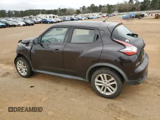 2015 Nissan Juke S with VIN JN8AF5MR7FT510592, listed as a Copart auction lot 48353095 with 0 mi miles and Salvage Title. Bid and sale history available at carsss.com. Image 2.