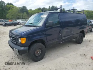 2005 Ford Econoline Cargo with VIN 1FTNE24L25HA67649, listed as a Copart auction lot 56471715 with 223,137 mi miles and Clean title. Bid and sale history available at DreamBid. Image 1.