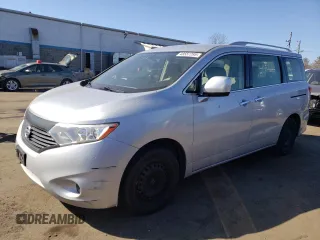 2014 Nissan Quest S with VIN JN8AE2KP5E9100422, listed as a Copart auction lot 48557295 with 133,035 mi miles and Clean Title. Bid and sale history available at carsss.com. Image 1.