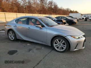 2021 Lexus IS with VIN JTHC81F24M5043624, listed as a Copart auction lot 89098095 with 23,371 mi miles and Salvage Title. Bid and sale history available at carsss.com. Image 4.