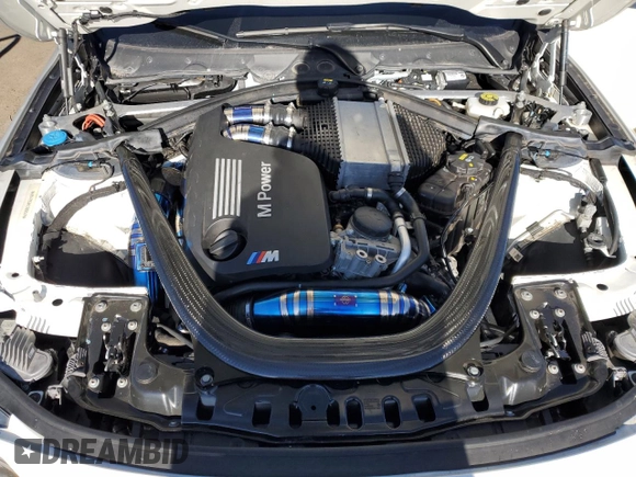 2020 BMW M4 with VIN WBS4Z9C04L5N26347, listed as a Copart auction lot 85129104 with 50,056 mi miles and Salvage Title. Bid and sale history available at carsss.com. Image 12.