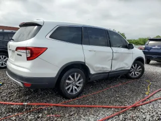 2021 Honda Pilot EX-L with VIN 5FNYF5H53MB024153, listed as a Copart auction lot 54103785 with 80,070 mi miles and Non repairable. Bid and sale history available at DreamBid. Image 3.