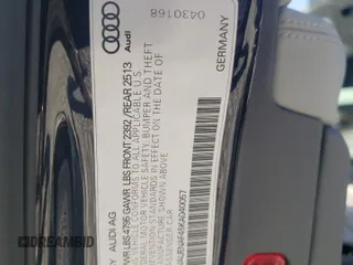 2019 Audi A4 Premium Plus с VIN WAUENAF45KA040057, выставлен на аукционе Copart как лот 55023265 с пробегом 41 800 миль миль и На запчасти • Non repairable. История ставок и продаж доступна на DreamBid. Изображение 12.