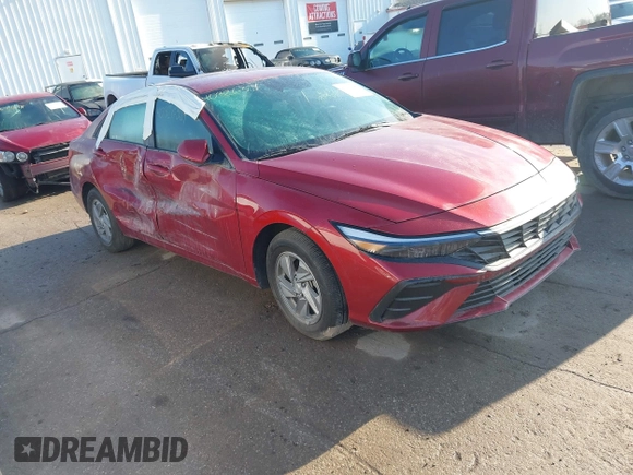 2024 Hyundai Elantra SE with VIN KMHLL4DG1RU744288, listed as a IAAI auction lot 40326384 with 11,656 mi miles and . Bid and sale history available at DreamBid. Image 1.