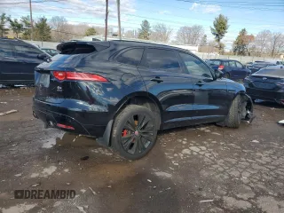 2018 Jaguar F-Pace S with VIN SADCM2FV0JA270717, listed as a Copart auction lot 86084874 with 120,025 mi miles and Salvage title. Bid and sale history available at DreamBid. Image 3.