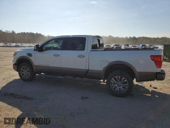 2016 Nissan Titan XD Platinum Reserve with VIN 1N6BA1F46GN506609, listed as a Copart auction lot 69445824 with 126,228 mi miles and Salvage Title. Bid and sale history available at carsss.com. Image 2.