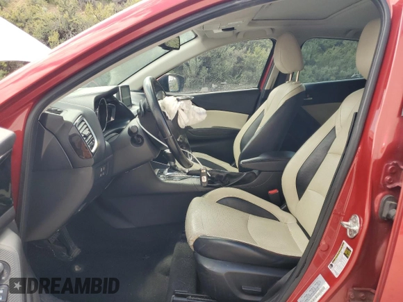 2014 Mazda 3 S Grand Touring z VIN JM1BM1M37E1187794, wystawiony jako Copart lot #57176965 z przebiegiem 183 166 mil mil oraz Szkoda całkowita • Salvage title. Historia ofert i sprzedaży dostępna na DreamBid. Obrazek 7.