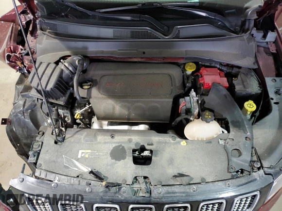 2020 Jeep Compass Limited with VIN 3C4NJDCB6LT167512, listed as a Copart auction lot 48034425 with 50,183 mi miles and Non repairable. Bid and sale history available at DreamBid. Image 12.