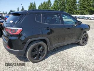 2020 Jeep Compass Latitude with VIN 3C4NJCBB8LT166292, listed as a Copart auction lot 59352365 with 81,397 mi miles and Salvage title. Bid and sale history available at DreamBid. Image 3.