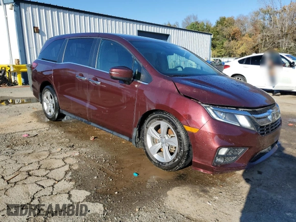 2019 Honda Odyssey EX with VIN 5FNRL6H57KB087417, listed as a Copart auction lot 83984874 with 89,909 mi miles and Salvage title. Bid and sale history available at DreamBid. Image 4.