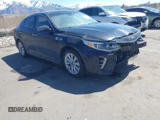 2017 Kia Optima EX with VIN 5XXGU4L34HG126985, listed as a IAAI auction lot 41965419 with 107,000 mi miles and . Bid and sale history available at DreamBid. Image 1.