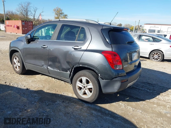 2016 Chevrolet Trax LT with VIN 3GNCJPSB7GL265388, listed as a IAAI auction lot 40809653 with 114,847 mi miles. Bid and sale history available at carsss.com. Image 3.