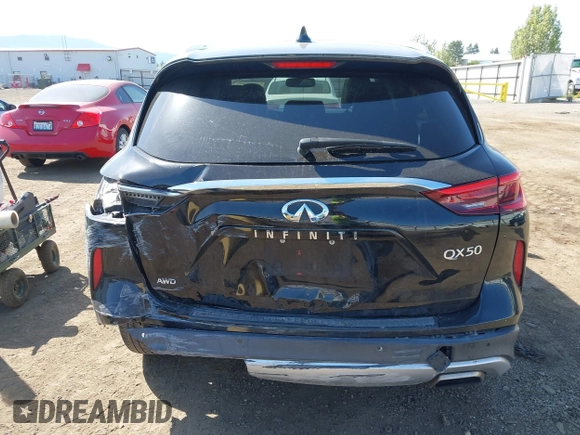 2019 Infiniti QX50 Luxe with VIN 3PCAJ5M34KF126367, listed as a IAAI auction lot 42140786 with 66,038 mi miles and . Bid and sale history available at DreamBid. Image 16.