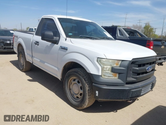 2017 Ford F-150 XL with VIN 1FTMF1EF9HKC48136, listed as a IAAI auction lot 41838386 with 73,901 mi miles and . Bid and sale history available at DreamBid. Image 1.