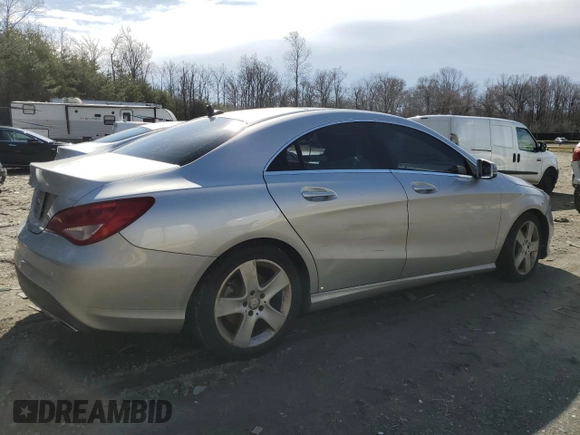 2017 Mercedes-Benz CLA 250 with VIN WDDSJ4EB6HN464647, listed as a Copart auction lot 47926305 with Not Provided miles and Salvage Title. Bid and sale history available at DreamBid. Image 3.