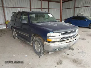 2005 Chevrolet Tahoe LS with VIN 1GNEC13V85R161605, listed as a IAAI auction lot 41631228 with 265,125 mi miles. Bid and sale history available at carsss.com. Image 1.