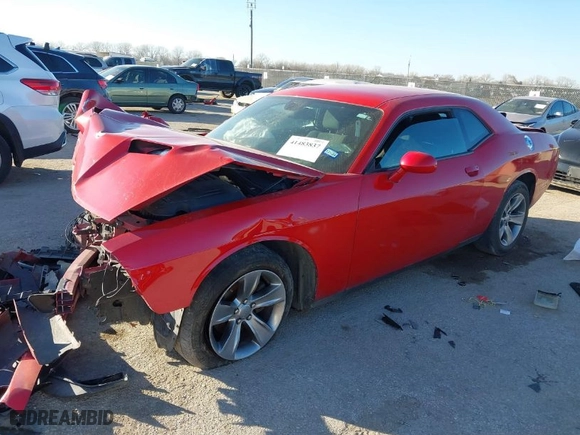 2015 Dodge Challenger SXT with VIN 2C3CDZAG3FH718653, listed as a IAAI auction lot 41483837 with 114,822 mi miles. Bid and sale history available at carsss.com. Image 2.