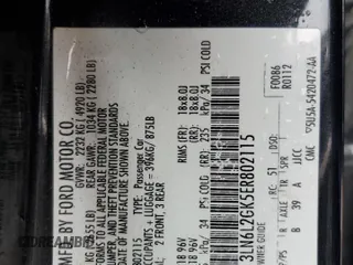 2014 Lincoln MKZ with VIN 3LN6L2GK5ER802115, listed as a Copart auction lot 58590175 with 113,022 mi miles and Salvage title. Bid and sale history available at DreamBid. Image 12.