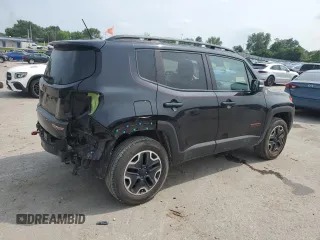 2016 Jeep Renegade Trailhawk with VIN ZACCJBCTXGPC79747, listed as a Copart auction lot 59578285 with 60,718 mi miles and Salvage title. Bid and sale history available at DreamBid. Image 3.