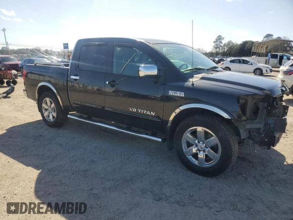 2010 Nissan Titan SE with VIN 1N6BA0ED4AN312650, listed as a Copart auction lot 47284915 with 266,394 mi miles and Salvage Title. Bid and sale history available at carsss.com. Image 4.