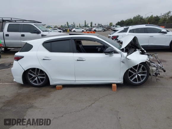 2015 Lexus CT 200h with VIN JTHKD5BH0F2234146, listed as a IAAI auction lot 42583102 with Not provided miles and . Bid and sale history available at DreamBid. Image 14.