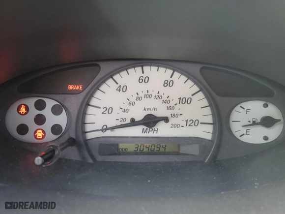 2002 Toyota ECHO with VIN JTDBT123720249895, listed as a Copart auction lot 46116705 with 304094 miles and Salvage Title. Bid and sale history available at carsss.com. Image 9.