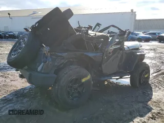 2017 Jeep Wrangler Willys Wheeler with VIN 1C4AJWAG4HL600496, listed as a Copart auction lot 42083985 with Not Provided miles and Salvage Title. Bid and sale history available at DreamBid. Image 3.