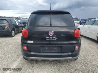 2014 FIAT 500L Trekking with VIN ZFBCFADH7EZ015764, listed as a Copart auction lot 73965314 with 0 mi miles and Salvage Title. Bid and sale history available at carsss.com. Image 6.
