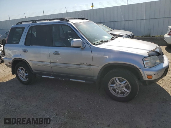 2001 Honda CR-V SE with VIN JHLRD18761C809752, listed as a Copart auction lot 63261514 with 211,018 mi miles and Salvage Title. Bid and sale history available at carsss.com. Image 4.