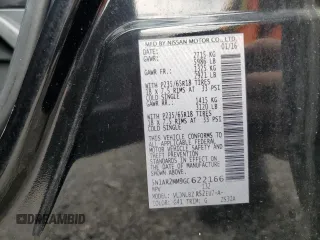 2016 Nissan Pathfinder S with VIN 5N1AR2MM9GC622166, listed as a Copart auction lot 56943115 with 140,656 mi miles and Salvage title. Bid and sale history available at DreamBid. Image 13.