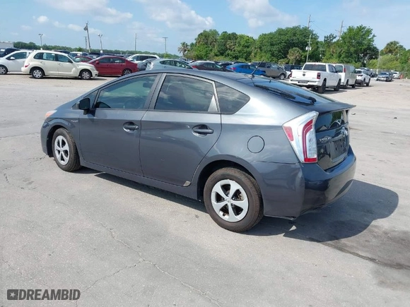 2012 Toyota Prius One with VIN JTDKN3DU4C1591831, listed as a IAAI auction lot 41918102 with 167,443 mi miles. Bid and sale history available at carsss.com. Image 3.