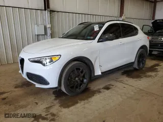 2019 Alfa Romeo Stelvio Ti Sport with VIN ZASPAKBN2K7C43312, listed as a Copart auction lot 49851515 with 66,732 mi miles and Salvage Title. Bid and sale history available at carsss.com. Image 1.