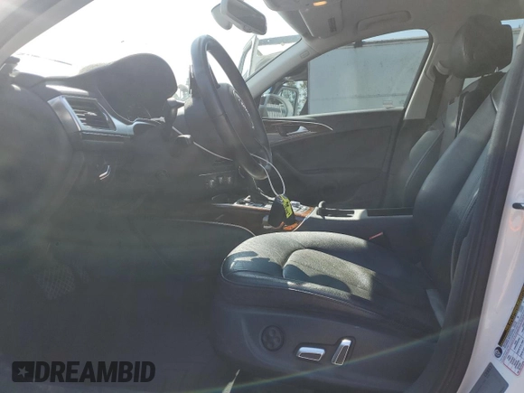 2016 Audi A6 Premium Plus with VIN WAUFGAFC1GN002394, listed as a Copart auction lot 54264485 with 152,290 mi miles and Salvage Title. Bid and sale history available at DreamBid. Image 7.